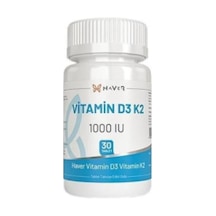 Haver Vitamin D3K2 30 Tablet