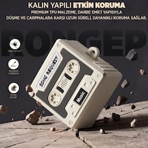 Galaxy Buds 4 Pro/buds 4 İçin Kılıf 80&apos Ler/90&apos Lar Temalı Galaxy Buds4 Kulaklık Kılıfı Tam Koruma Sağlayan Retro Kaset Desenli Buds 4 Pro Kılıf Akustik