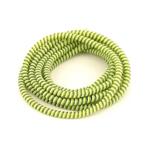 Şarj Aleti Kablosu Kablo Kordon Koruyucu Spiral Sarma Kılıf Koruma Yeşil