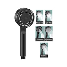 Hayal Sepeti  Siyah Turbo Fan 5 Fonksiyonlu Duş Başlığı El Duşu Diğer