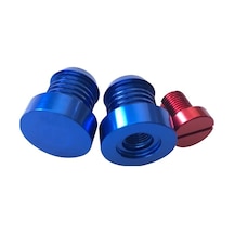Bmw Seri 1/3/5/7/x3/x5/x6 İçin Alüminyum Egr Soğutucu Ve Termostat Vanası Tıkanıklama Plug Seti Mavi & Kırmızı