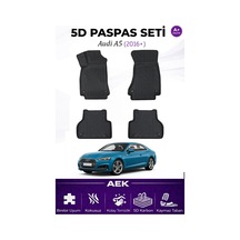 Audi A5 2016+ Araca Özel Havuzlu "karbon" Paspas Takımı