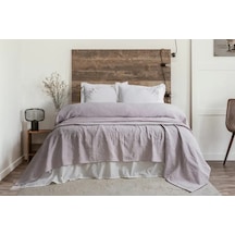 Şaheser Home Collection Yatak Örtüsü Seti Çift Kişilik Derek Lila Çok Renkli