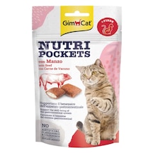 Gimcat Nutri Pockets Kedi Ödülü Biftek Malt 60 G