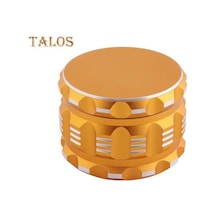 Altın Mini Baharat Öğütücü Sızdırmaz Manuel Keskin Diş Öğütücü Taşınabilir Ot Kırıcı Baharatlar İçin Çiçekler Safran Susam Mutfak Aracı