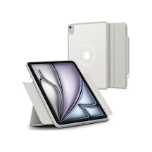 İpad Air 13" 2026/2025 / 2024 İle Uyumlu Magsafe Kılıf Air Skin Pro Onetap Metal Ring Mag Fit Gray - Acs08491 Belirtilmemiş
