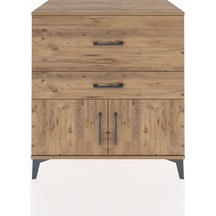 Hyperion Şifonyer 2 Çekmeceli 2 Kapaklı 88x44x96 Çam-çam Çam