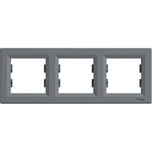 Toptanelektrik Schneider Eph5800362 Asfora Çelik Üçlü Yatay Çerçeve