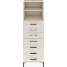 Kronos Dolap 2 Raflı 7 Çekmeceli 60x59x182 Aytaşı-aytaşı Aytaşı