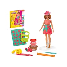 G1360 Play-doh Barbie Çiçek Desenleri Ve Püsküller Hamur Oyun Set