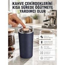 Kahve Ve Baharat Öğütücü Kolay Temizlenebilir Paslanmaz Çelik Taşınabilir - Lisinya Mavi