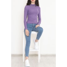 Buyers Butik - Balıkçı Yaka Body Mor - 8338.1567. 001