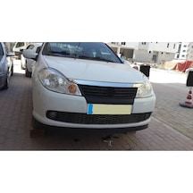 Renault Symbol 08-12 Uyumlu Body Kit Ön Tampon Eki Kırılmaz Yumuşak Lip Mat Siyah