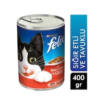 Konserve Sığır Etli Yaş Kedi Maması 400gr 1 Adet