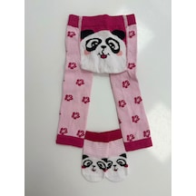Bebek Pijama Tayt Çorap Açık Pembe