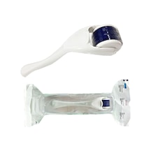 1.0mm Beyaz Dermaroller Masaj Tarağı 540 Iğneli Dr.dermalok 1mm Saç, Yüz, Vücut Karışık