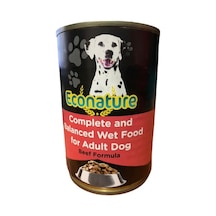 Econature Sığır Etli Konserve Yetişkin Köpek Maması 400 G