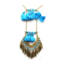 New Trend Kolye No6 Mavi