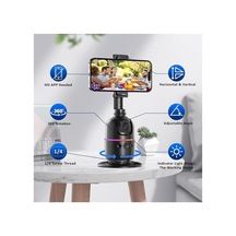 Tr Gimbal Otomatik İzleme Cihazı, 360 Derece Manevralı Otomatik Yüz Takipli, Rgb Işıklı Tasarım, Uzun Şarj Ömr Diğer