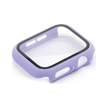 Watch 38mm Camlı Kasa Ekran Koruyucu - Lila Bz8683140783914