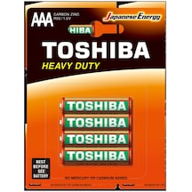 Toshıba Super Heavy Duty Manganez Aaa İnce Pil 4'lü