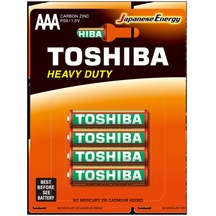 Toshıba Super Heavy Duty Manganez Aaa İnce Pil 4'lü