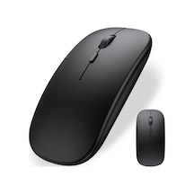 Bluetooth Şarjlı 2.4ghz Kablosuz Mouse Sessiz Tıklama
