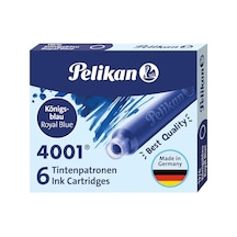 Pelikan Kartuş Serisi Tp6x Dolma Kalem Kartuşu Mavi ---
