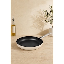 Esperanza Titanyum Tava 28 Cm Krem