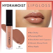 Cosmetics Hydramoist Lipgloss 01 Nude Style Nemlendirici Dudak Parlatıcısı, Nude Diğer