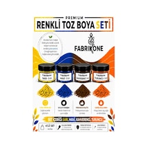 4'lü Set Premium Parafin Soya Wax Toz Mum Boyası Hobi Seti - 5 Cc Sarı, Mavi, Kahverengi, Turuncu Bkfab4srmkht5g Çok Renkli