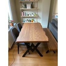 Masif Ahşap Laurus Sulamalı Mutfak Masası Açık Cwviz Pürüzsüz 85 x 140 x 76cm Masif Ahşap Laurus Sulamalı Mutfak Masası Açık Cwviz Pürüzsüz 85 x 140 x 76cm