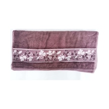 Özdilek Fiore Line Banyo Havlu Byn Mürdüm