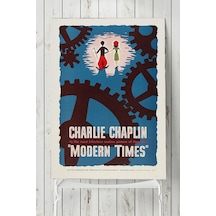 Modern Times-asri Zamanlar Charlie Chaplin Film Afişi Poster