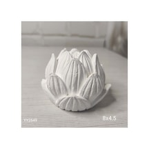 Yy2549 Lotus Çiçek Mum Silikon Kalıp