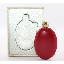 Paslanmaz Çelik Yuvarlak Matara Kırmızı Renk