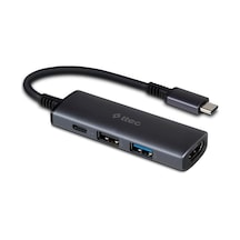 Girişli Usb-c Hub Çoklayıcı Usb-c 100w Pd 3.0 4k Hdmı Usb-a 3.2 Usb-a 2.0 Macbook Uyumlu