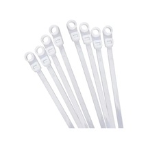 Vida Delikli Kablo Bağı Plastik Kelepçe 100lü Paket Beyaz 3.6x150mm