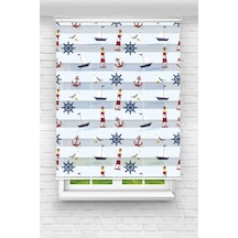 Perdeoutlet38 Baskılı Renkli Denizci Dijital Baskılı Zebra Perde-cocuk Odası-stor Perde Model:tyc9720af85d7bf1962660200 Çok Renkli