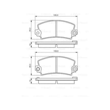 Ön Balata Fişli R12 C15 Vısa 82-91 Bosch 0986495270
