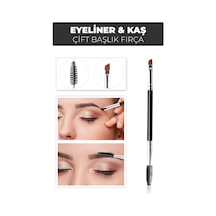 Çift Başlıklı Eyeliner Ve Kaş Fırçası Kolay Uygulama Ve Mükemmel Sonuçlar Lisinya