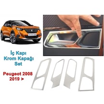 Peugeot 2008 İç Kapı Açma Nikelajı 2019 Sonrası 4 Prç. P Çelik N11.2753