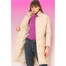 Z6722 Dewberry Bayan Kaban-düz Bej-düz Bej