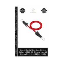 Delux Serisi Güç Kondisyon Salon Latex-12 Direnç Lastiği Normal 5 12 1200mm 100 Çok Renkli