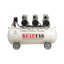 Kuletaş 3 Hp 8 Bar Süper Sessiz + Yağsız Kompresör 100 L Kuletaş 3 Hp 8 Bar Süper Sessiz + Yağsız Kompresör 100 L