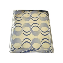 Omeyva Desenli Metalize Hediye Paketi Yapışkanlı Torba Poşet - 10x12 Cm. - 100 Adetlik 1 Paket