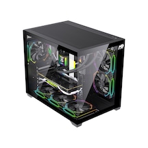 Orion Cube Xl 6x Argb Fan Kumanda Ve Kontrolcü M-atx Boş Bilgisayar Kasası Siyah