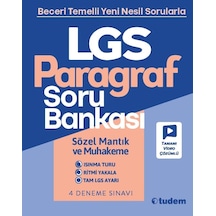 LGS Paragraf Soru Bankası- Tudem Yayınları