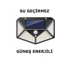 Solar Led Duvar Aplik 100 Ledli 3 Modlu Tıtan Hero Hl-5163