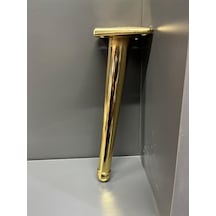 Bone X Metal Ayak 25cm Altın Koltuk Puf Dolap Tv Ünite Modern Mobilya Ayağı Komidin Konsol Gold